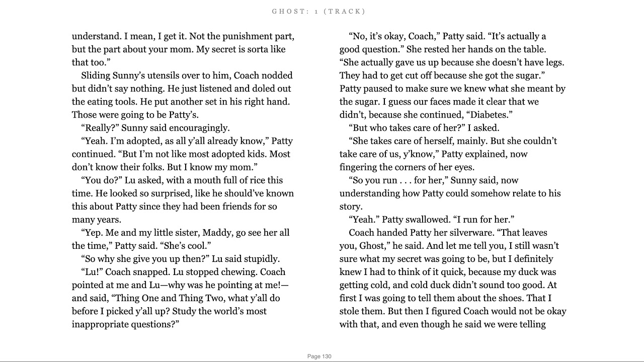 Ghost by Jason Reynolds Chapter 8 (Reading)