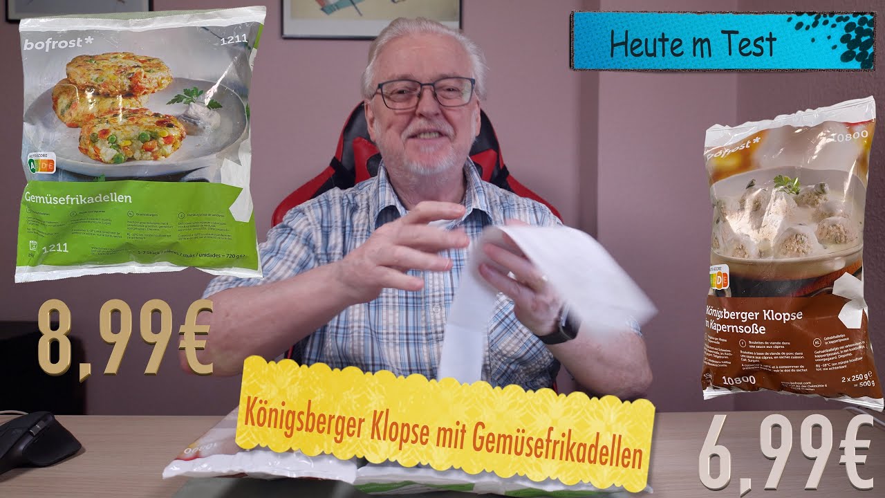 bofrost Königsberger Klopse mit Gemüsefrikadellen - Fertiggericht TK