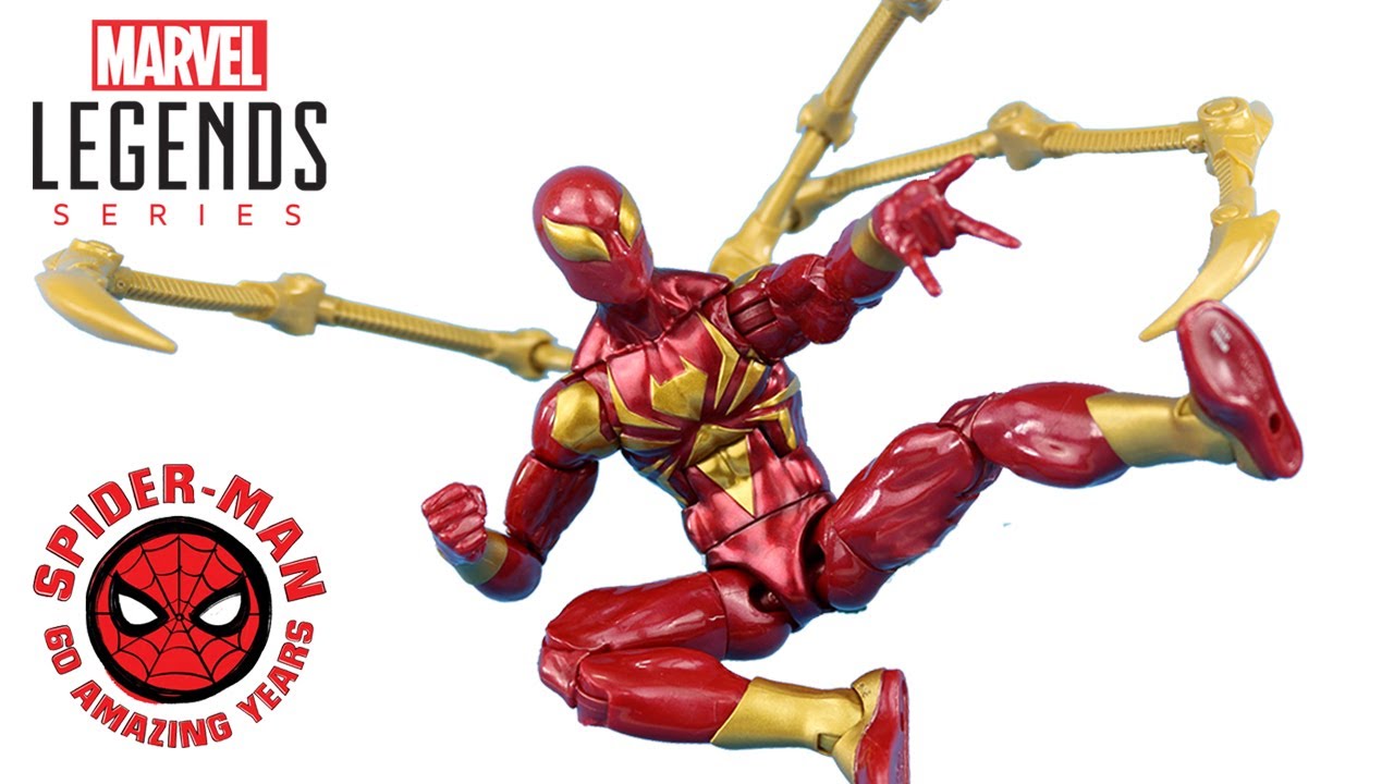 Marvel Legends ARANHA DE FERRO (quadrinhos) / IRON SPIDER (comics) - Action Figure Review Hasbro