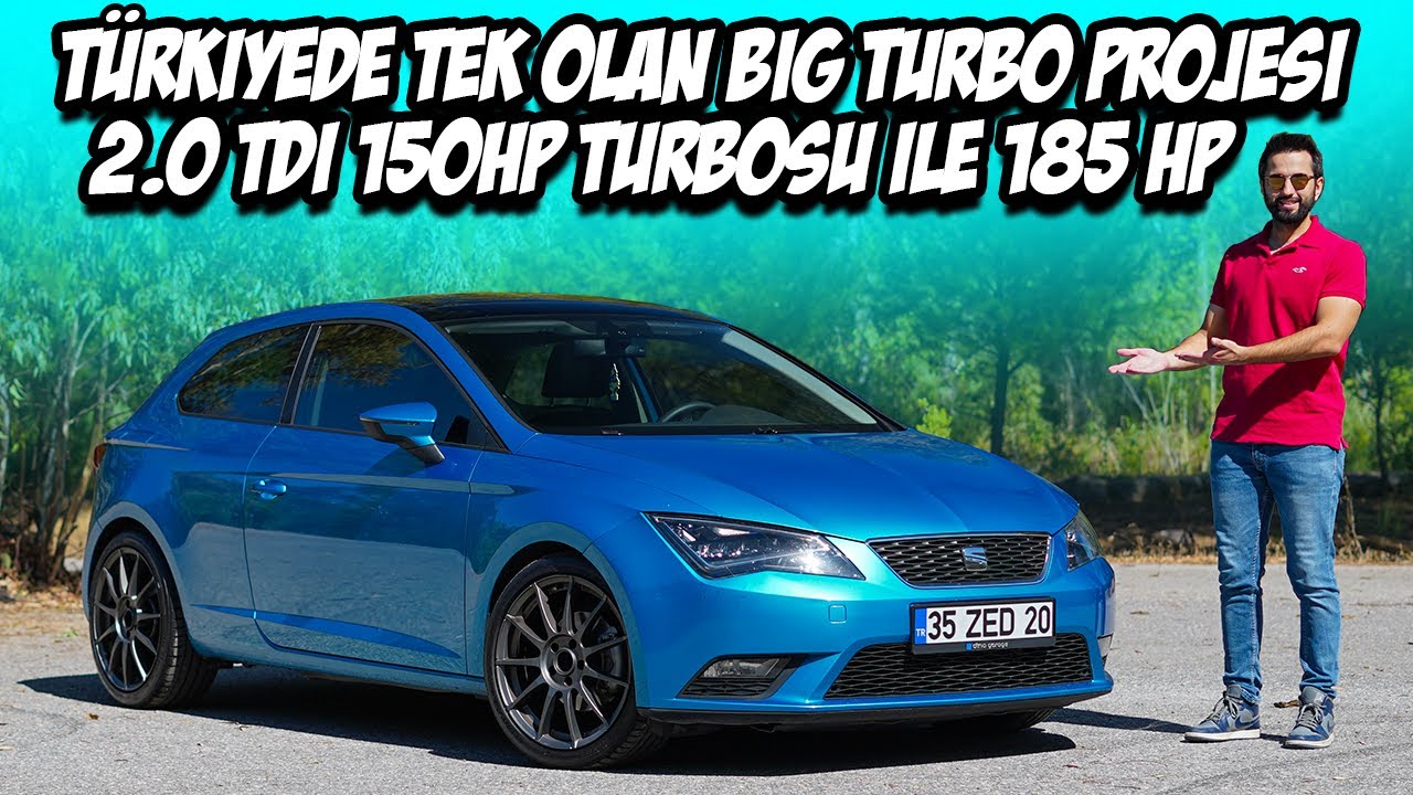 185 HP Seat Leon 1.6 TDi SC Stage 3 / 1449 Turboya Göre Farklar / Rengi ile Türkiyede TEK !