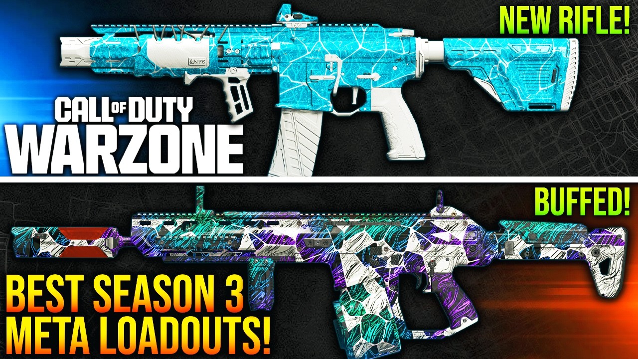 WARZONE: New TOP 10 BEST META Loadouts For SEASON 3! (WARZONE META Weapons)
