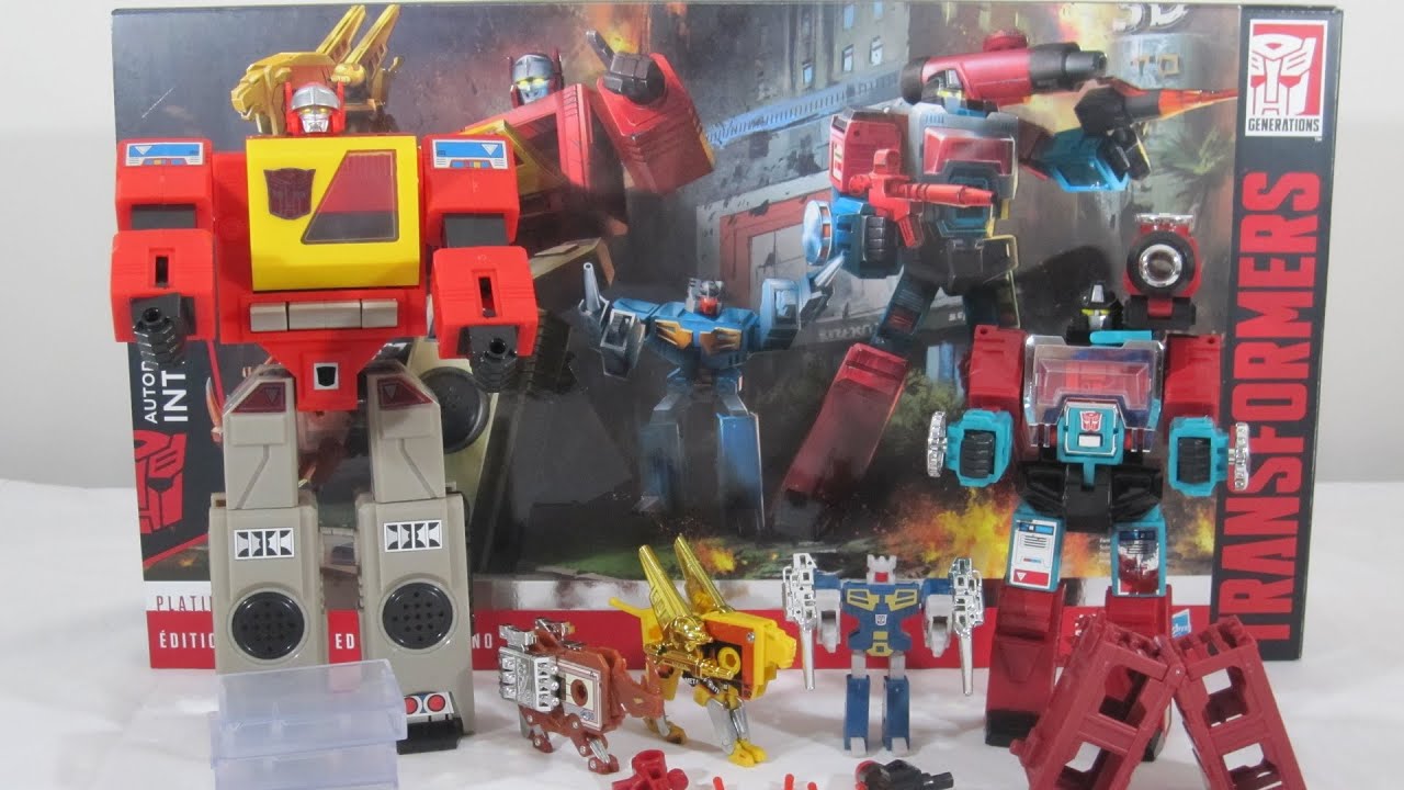 Transformers Platinum Edition Intel Ops Blaster and Perceptor
