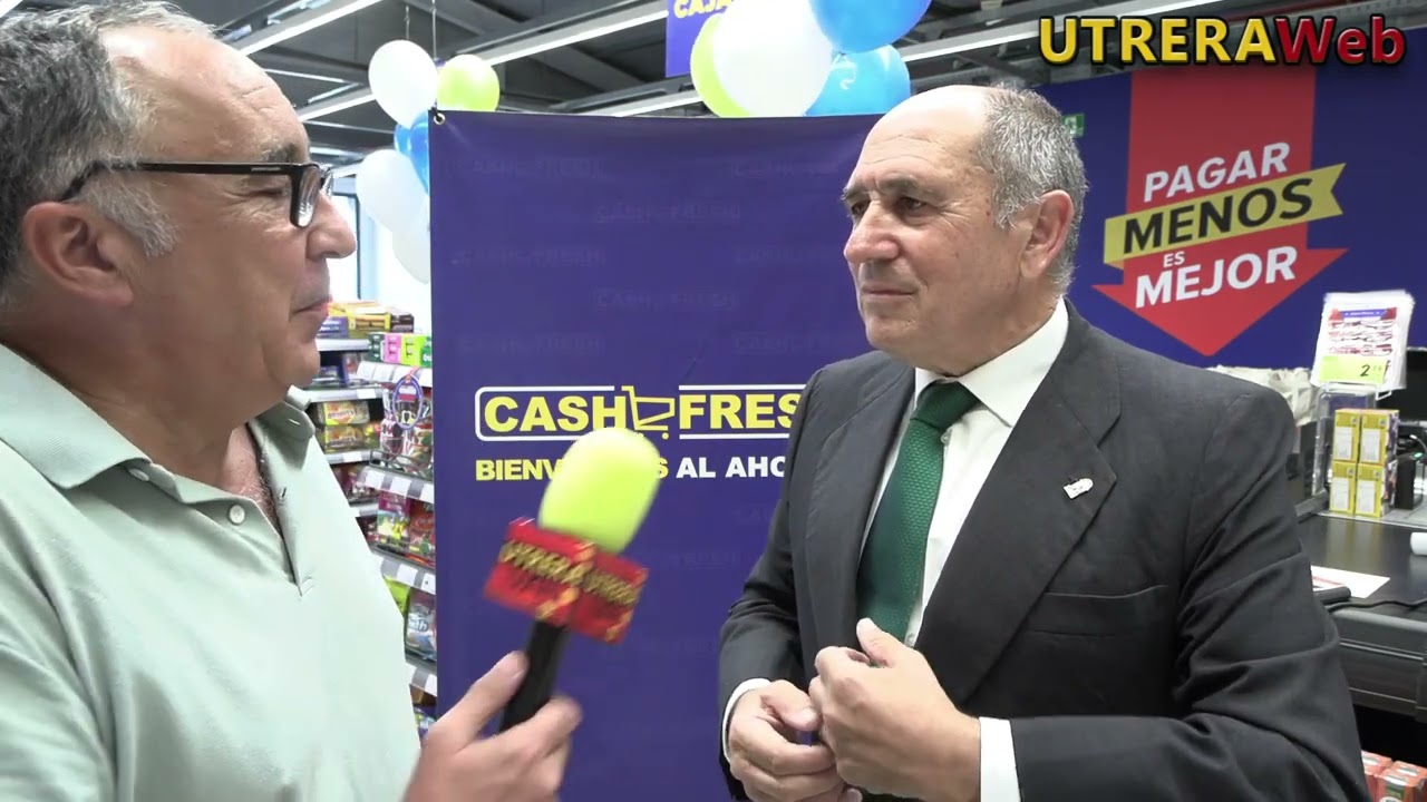 UTRERAWeb ENTREVISTA AL PRESIDENTE DEL GRUPO MAS POR LA APERTURA DE UTRERA CASH FRESH