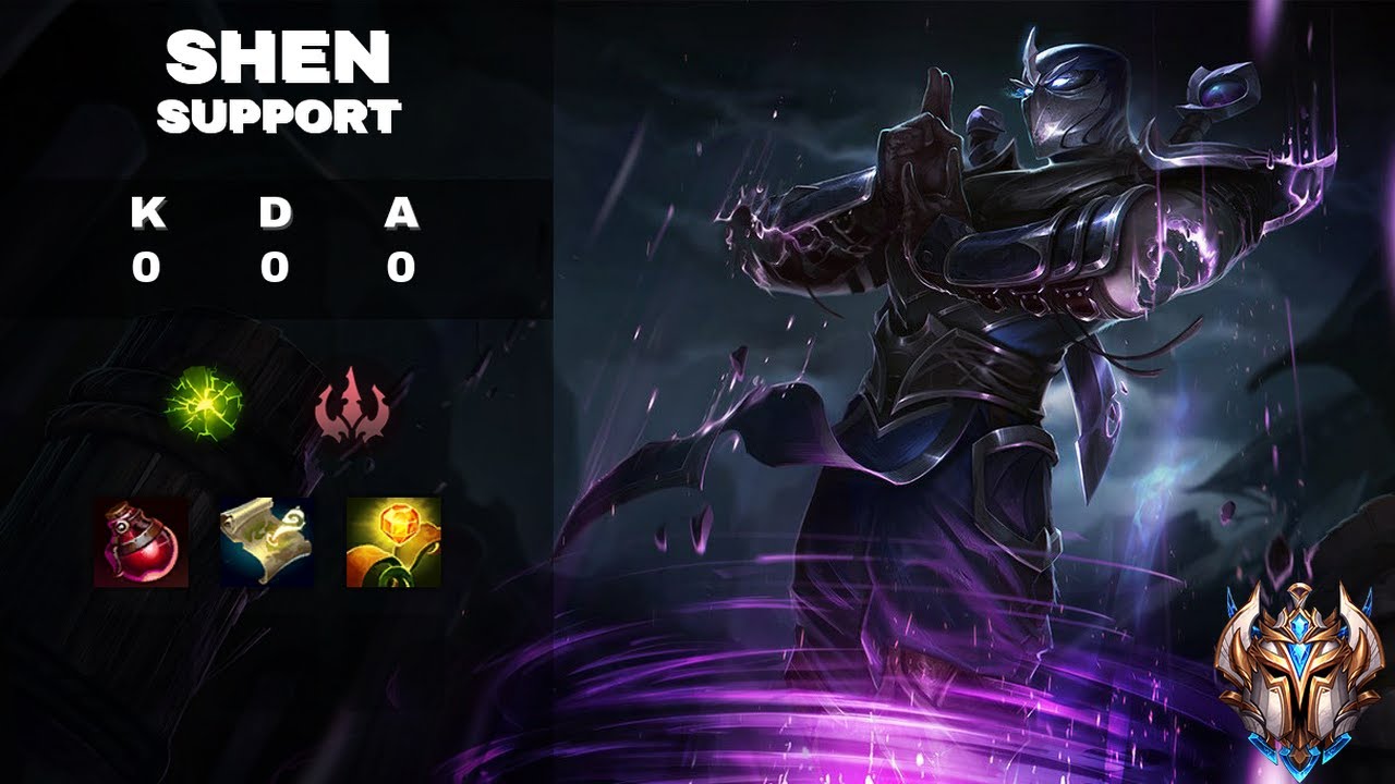 Support Shen vs Leona - Challenger League of Legends Replay