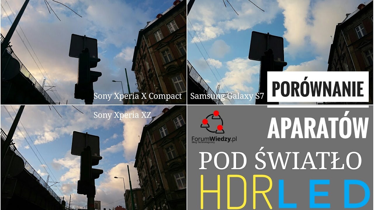 Sony Xperia X Compact vs XZ vs Samsung Galaxy S7 - Por&oacute;wnanie Aparat&oacute;w | ForumWiedzy