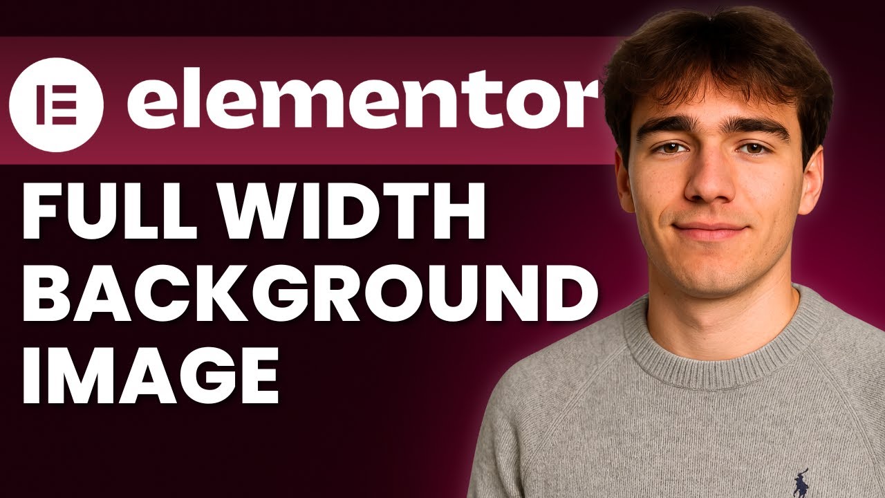 Как установить фоновое изображение для раздела во всю ширину в Elementor (Учебное пособие 2026)