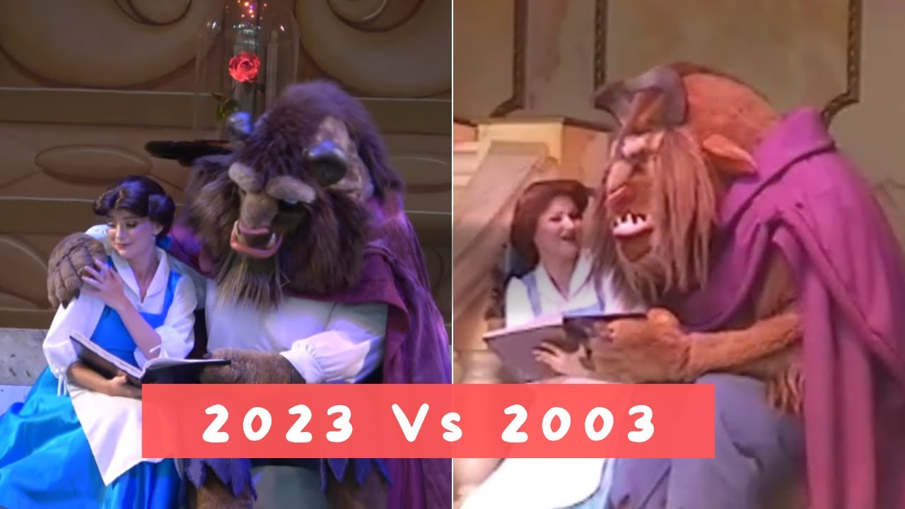 Beauty And The Beast: Live On Stage - Comparison 2003 Vs 2023