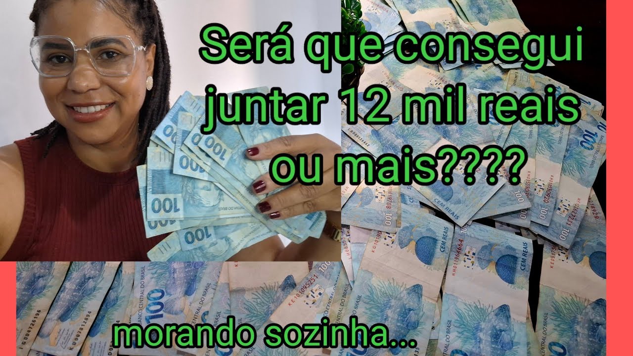 Abrindo  meu cofrinho,  será  que consegui  juntar 12 mil  reais  ou mais???MORANDO SOZINHA..