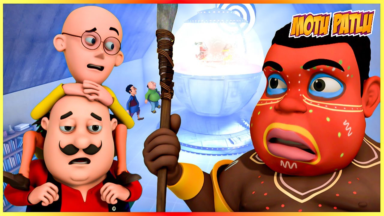 మోటు పాట్లు - టైమ్ మెషిన్ | Motu Patlu - Time Machine Episode 4