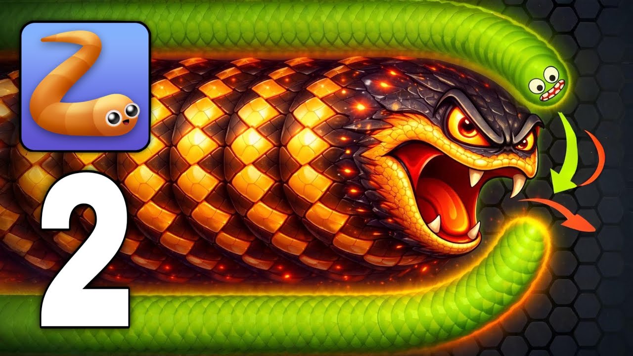 Slither.io - Walkthrough Gameplay Part 2 (Android,IOS)