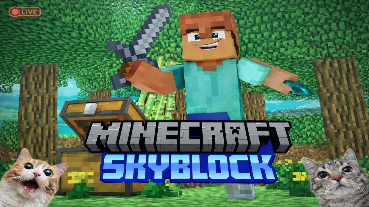 Minecraft Skyblock Live day - 5 !! Weekend stream !!!!