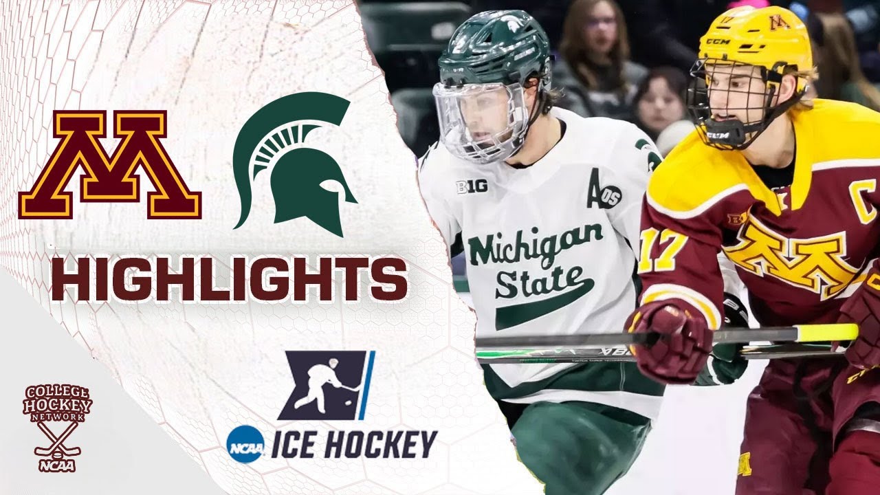 Michigan State vs Minnesota | NCAA College Hockey | Highlights - January 24, 2026
