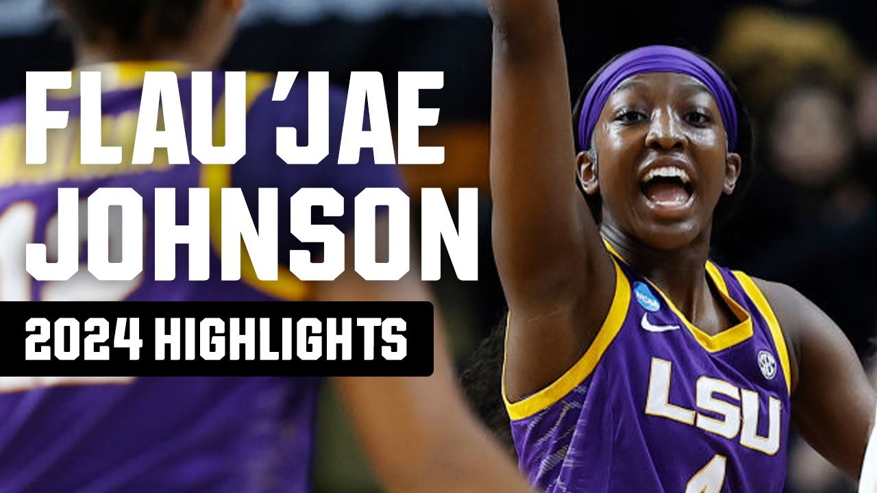 Flau'jae Johnson 2024 NCAA tournament highlights