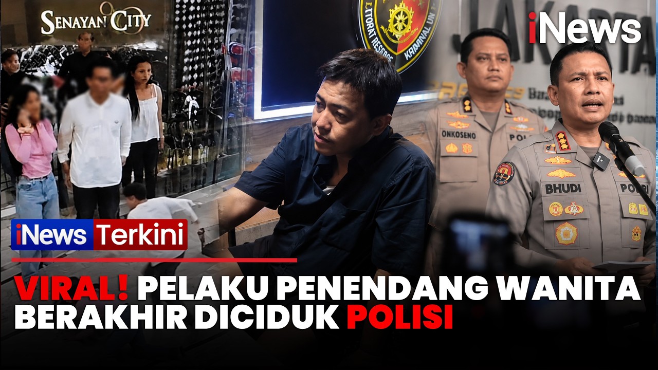 DETIK-DETIK Pria Penendang Wanita di Mall Senayan City Ditangkap Jatanras Polda Metro Jaya