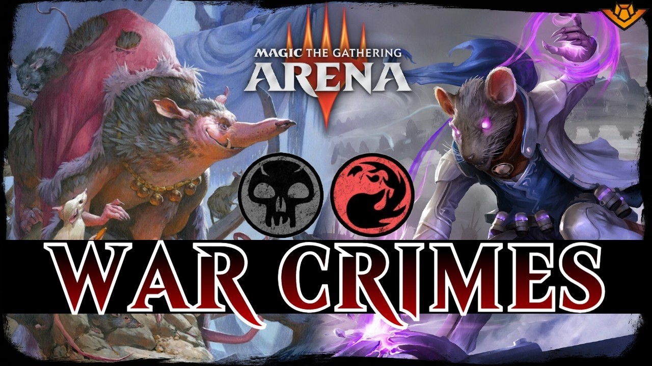RAT CRIMES KILLS! | MTG Arena - Rakdos Outlaws Rat Swarm Crime Warlock Standard ROTATION PROOF Deck