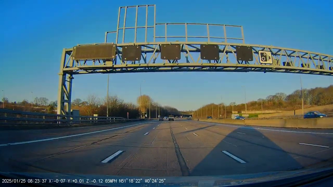 Jan 25 2025 Motorways M25 M3 M4