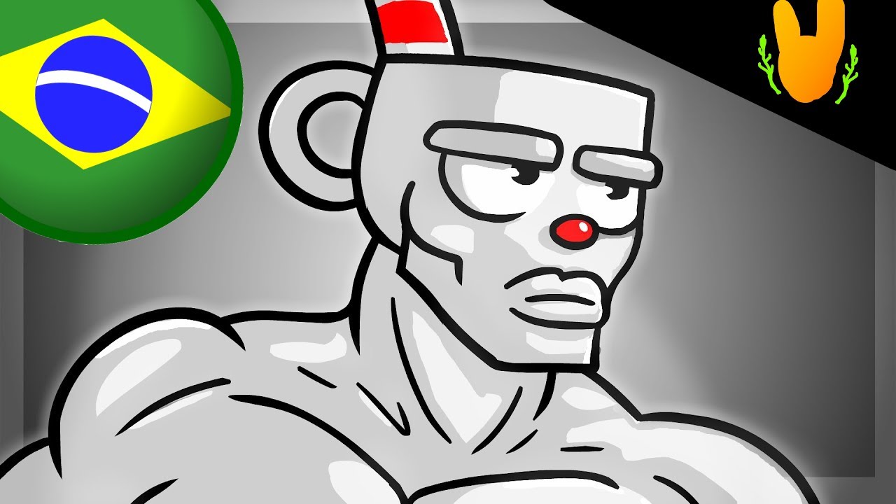 O Gigaxicra (Dublado PT-BR) -The Gigacup (Cuphead Parody Animation )