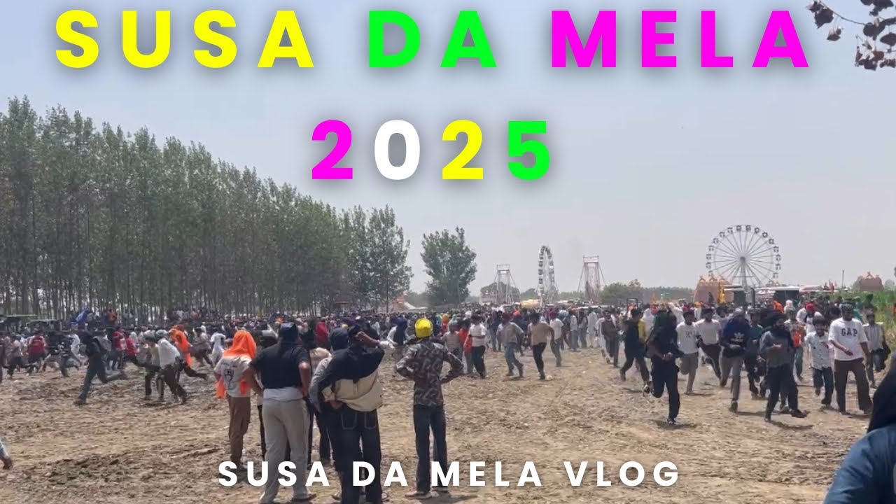 SOOSA MELA 2025 -POLICE NE DITTE GIFT -TRACTOR RACE | Susa 2k25 mela 🙏🏻&hearts;️🧿🌸 / / ਪੁਲਿਸ ਆ ਗਈ 👮🏻&zwj;♂️