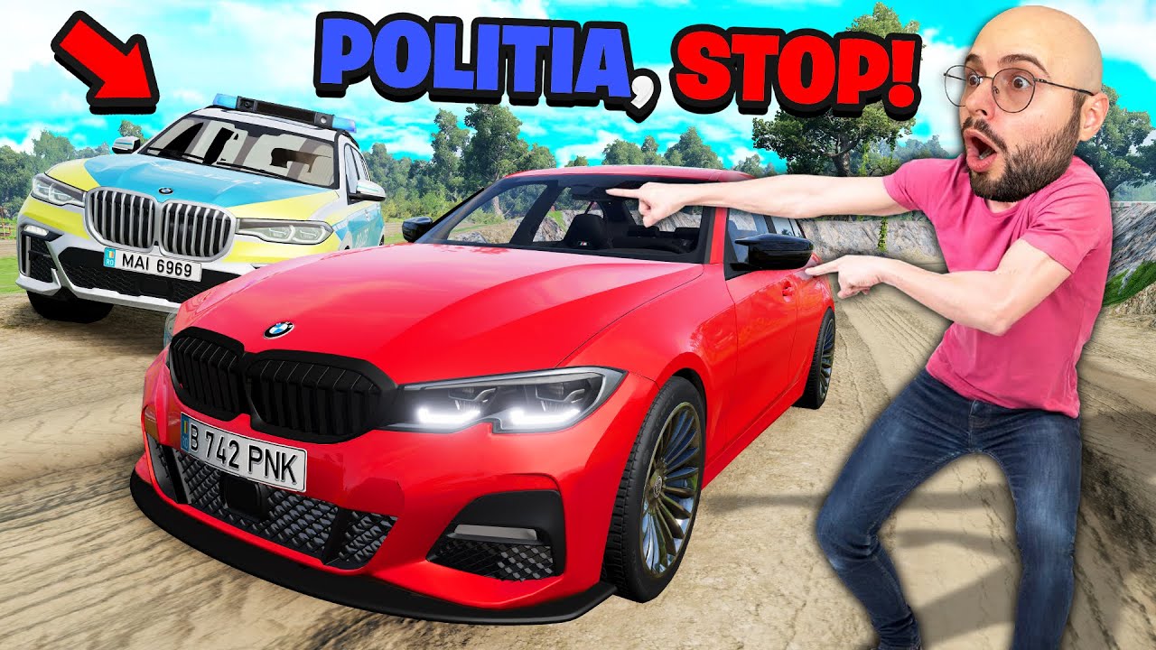 FUG DE POLITIE in noile BMW-uri pe BeamNG.drive! Ma prind?