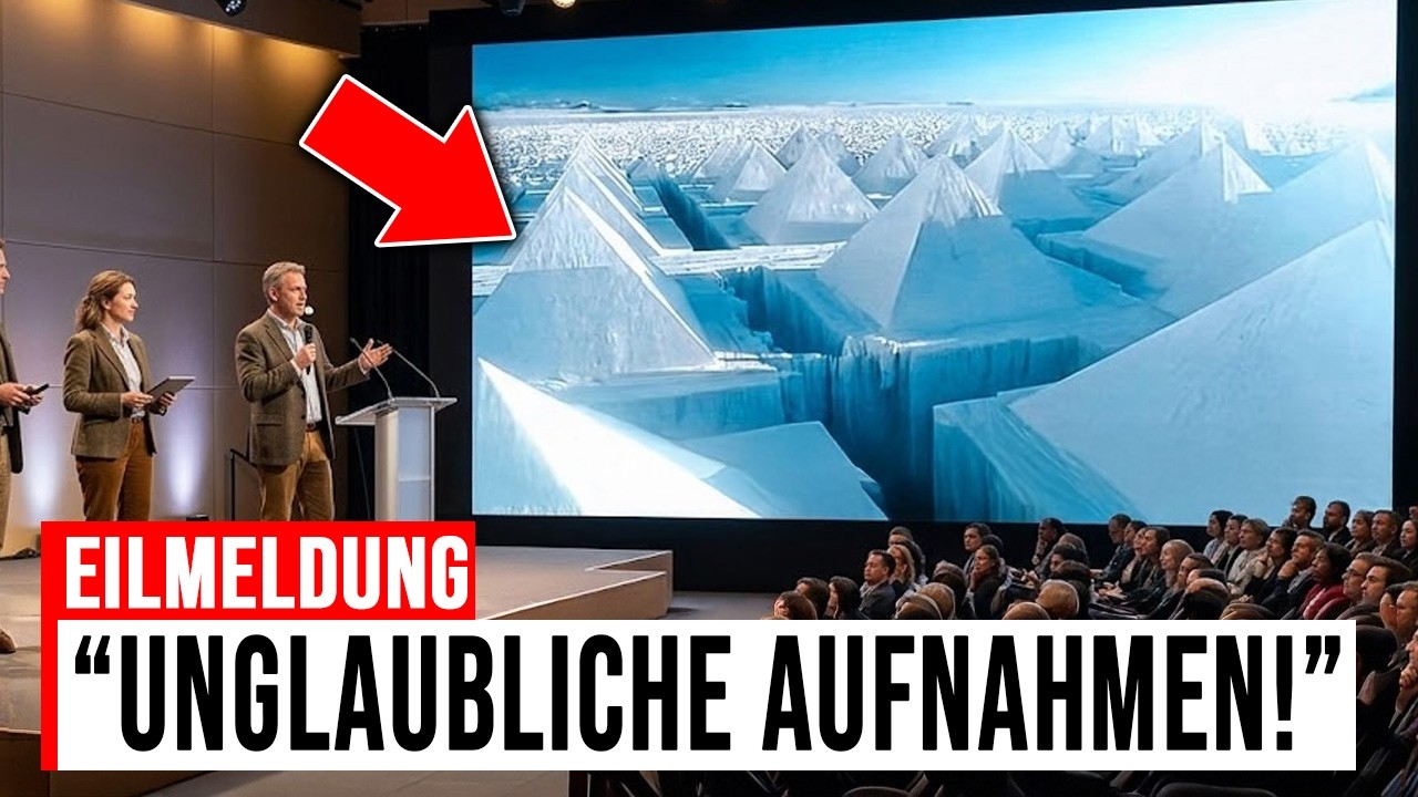DROHNE über dem antarktischen Eisschelf entdeckt etwas, das niemand ERKLÄREN kann