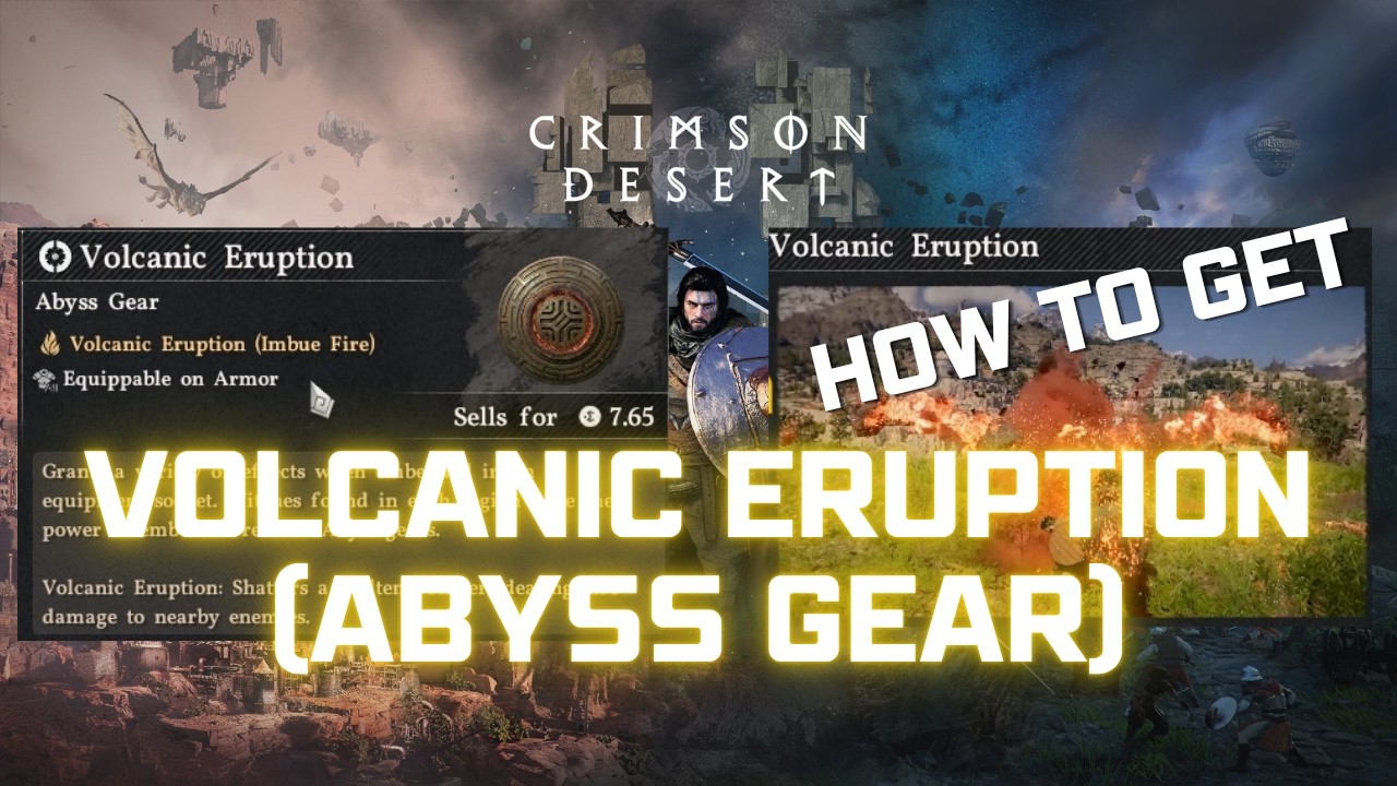 How to get Volcanic Eruption (Abyss Gear)