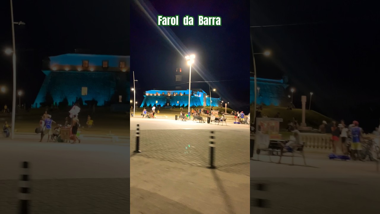 Farol da barra a noite 