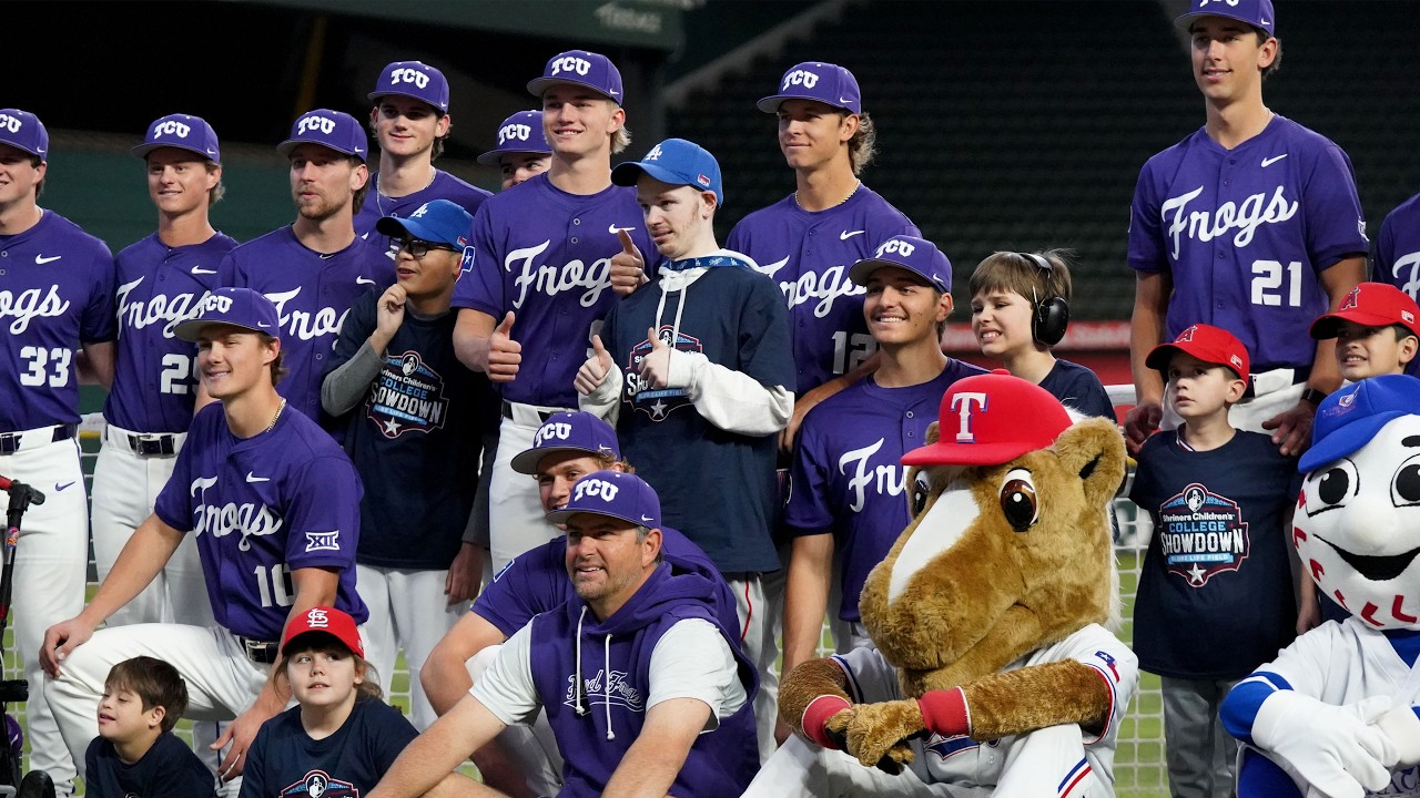 TCU Baseball Kicks Off Opening Weekend With Miracle League Games Benefiting Shriners Chrildren's