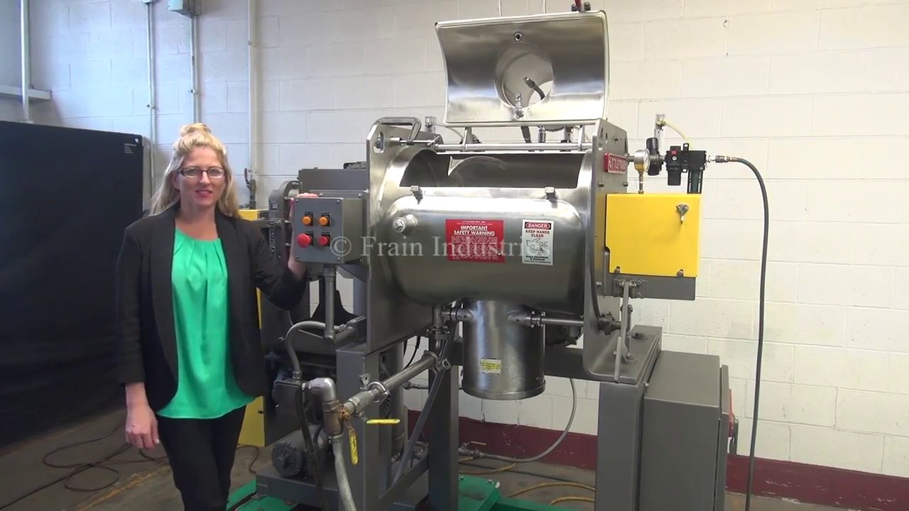 Littleford Jacketed Stainless Steel Plow Mixer Demonstration