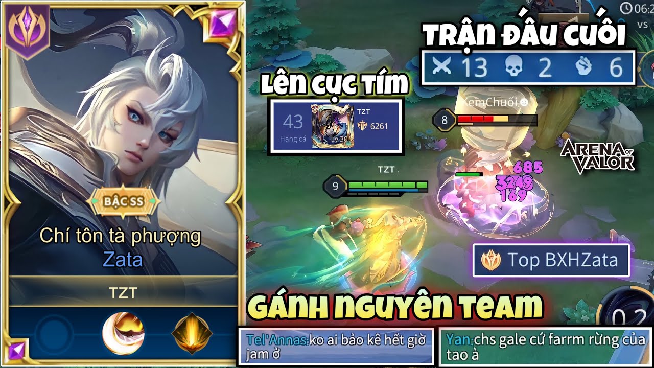 Trận Cuối Lên Top Zata VN Sẽ Căng Như Thế Nào Khi Zata 