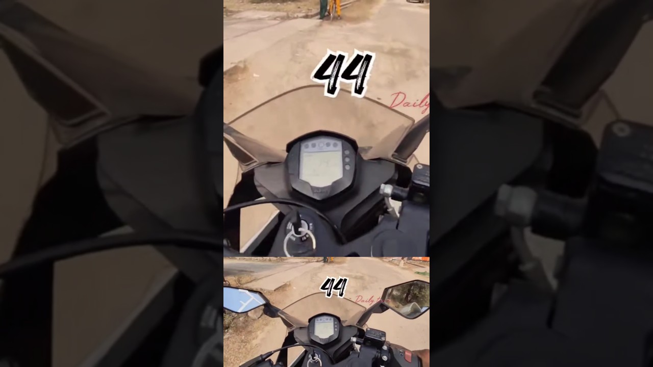 KTM RC 200 BS4  first gear top speed vs KTM RC 200 bs6 first gear top speed difference