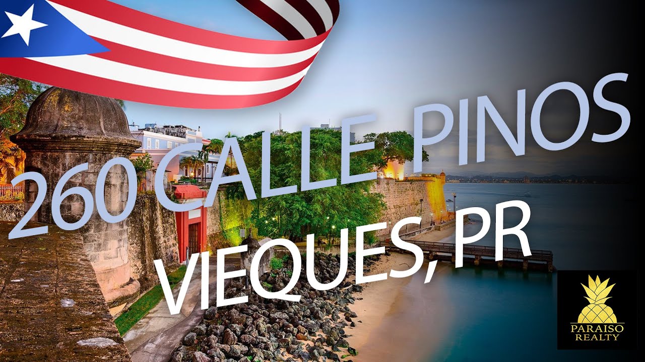 Puerto Rico Real Estate House Tour: 260 Calle Pinos in Esperanza, Vieques.