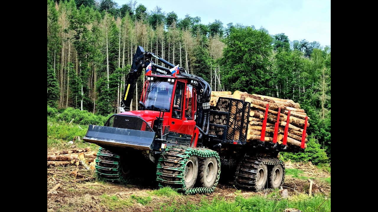 🌲*THE Biggest Forwarder* Komatsu 895 • Größte Rückezüge im Einsatz • Biggest machines • Part-1🌲
