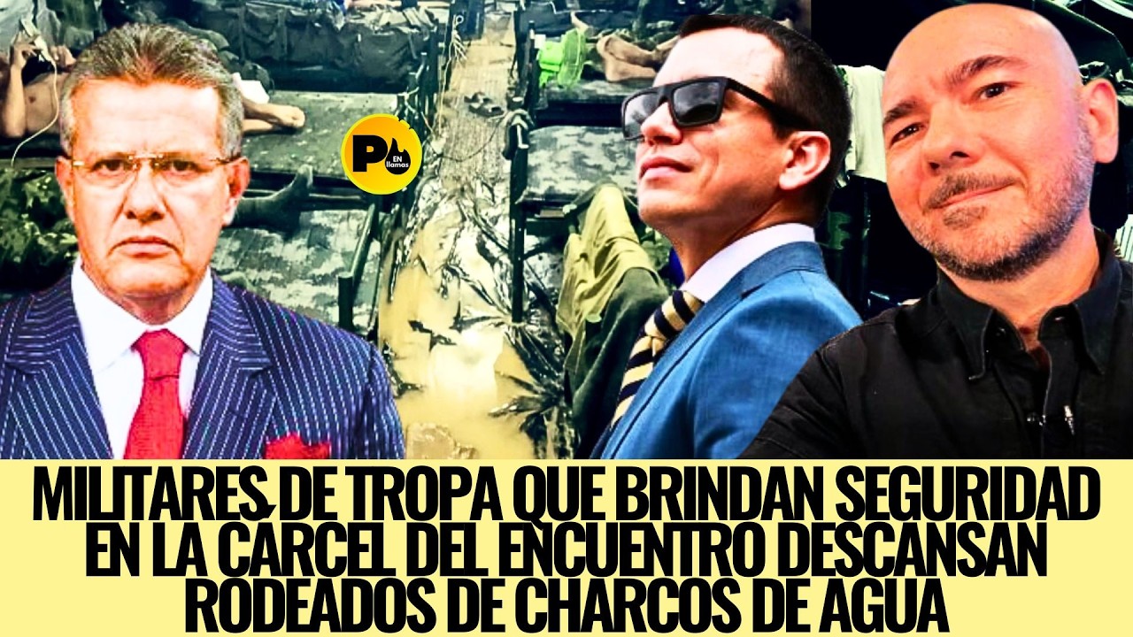 Dr. Augusto Tandazo (Militares de TROPA que brindan seguridad en la Cárcel del ENCUENTRO descansan r