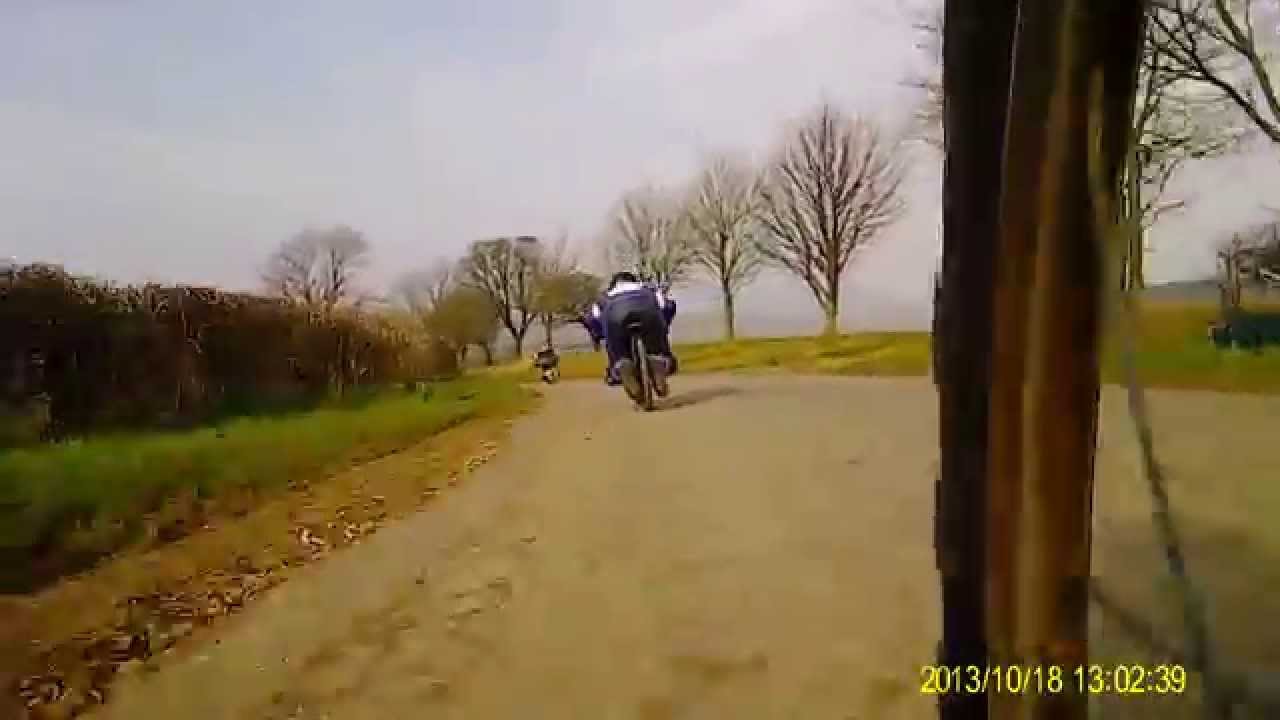 Belchford Gravity Bike Test March 2014: Ryan Talbot (GB Racing) run down the hill