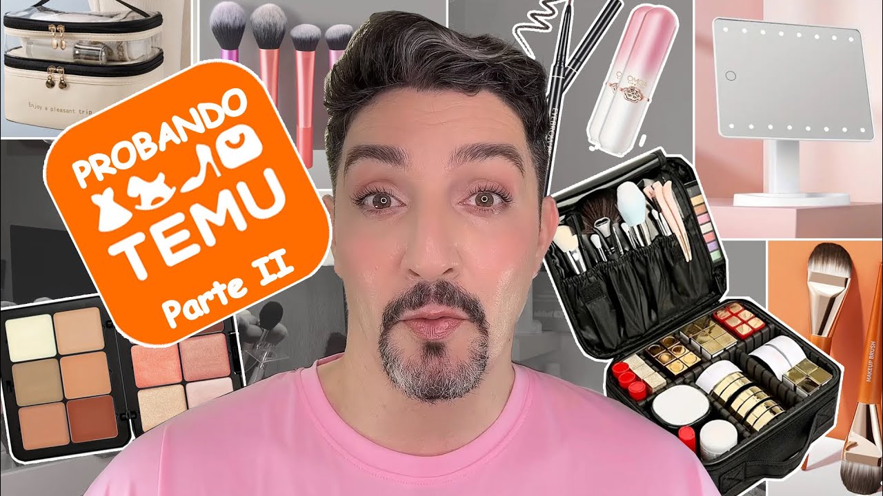 Temu. Probando artículos de belleza. Part 2 | Brochas, Neceseres, Espejos de maquillaje, etc.