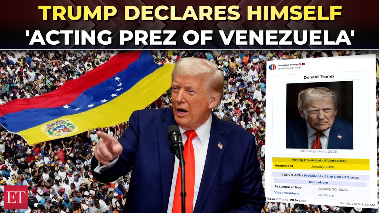 ‘I'm acting Prez of Venezuela!’: Trump stuns world with shocking claim days after Maduro capture