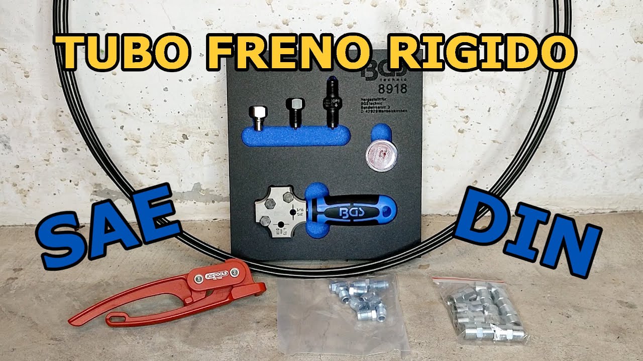 Realizzare un tubo freno rigido - Cartellatrice Sae/Din