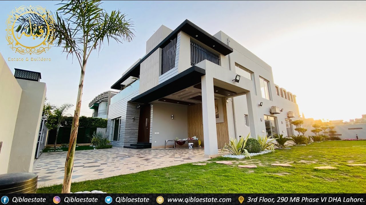 2kanal (1Kanal Bungalow + 1Kanal Lawn) For Sale In DHA Phase 4 Lahore