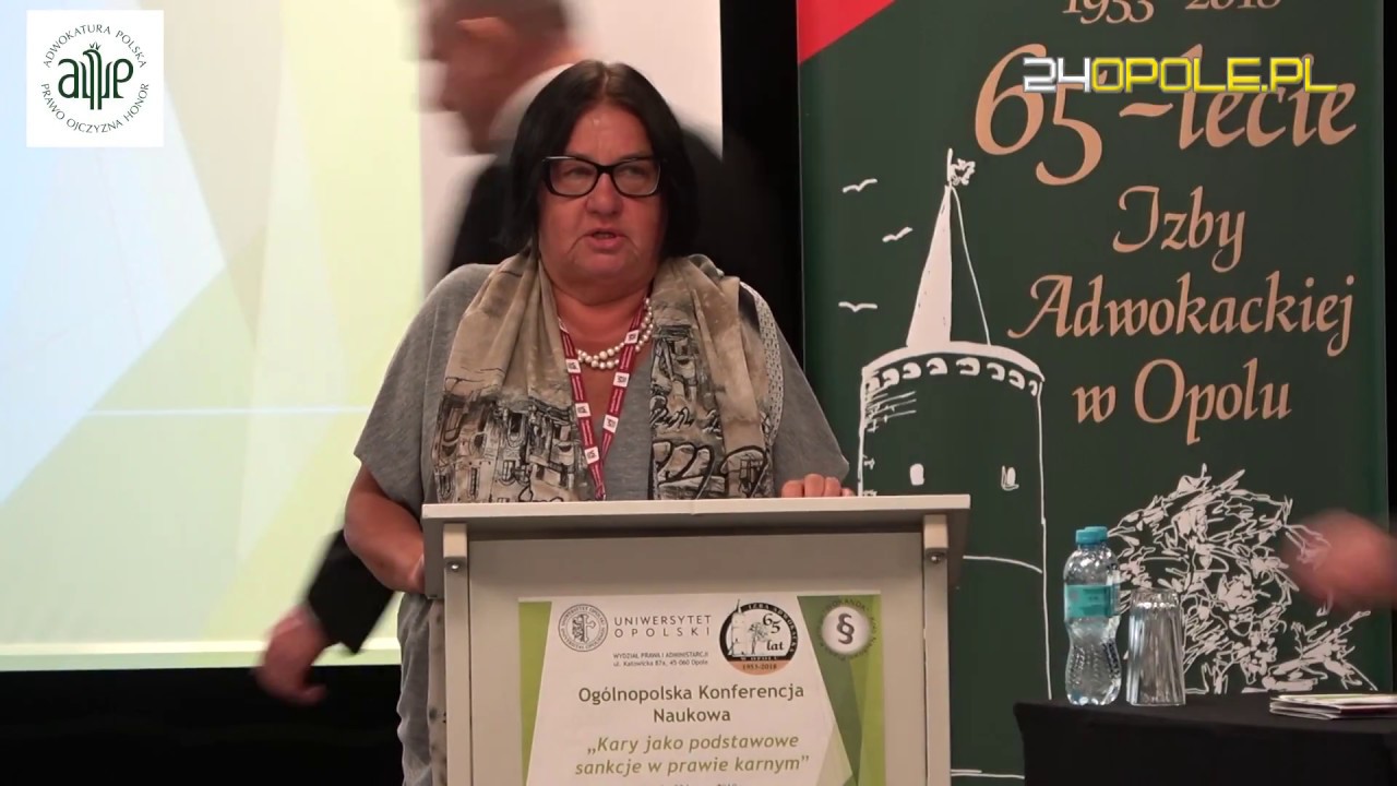 Środki karne w kodeksie karnym - dr hab. Teresa Gardocka