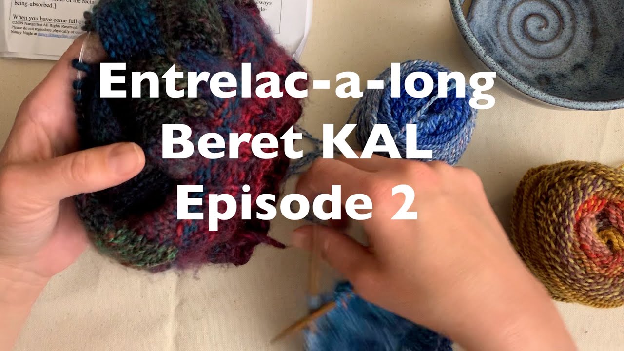 Entrelac-a-long Beret KAL episode 2