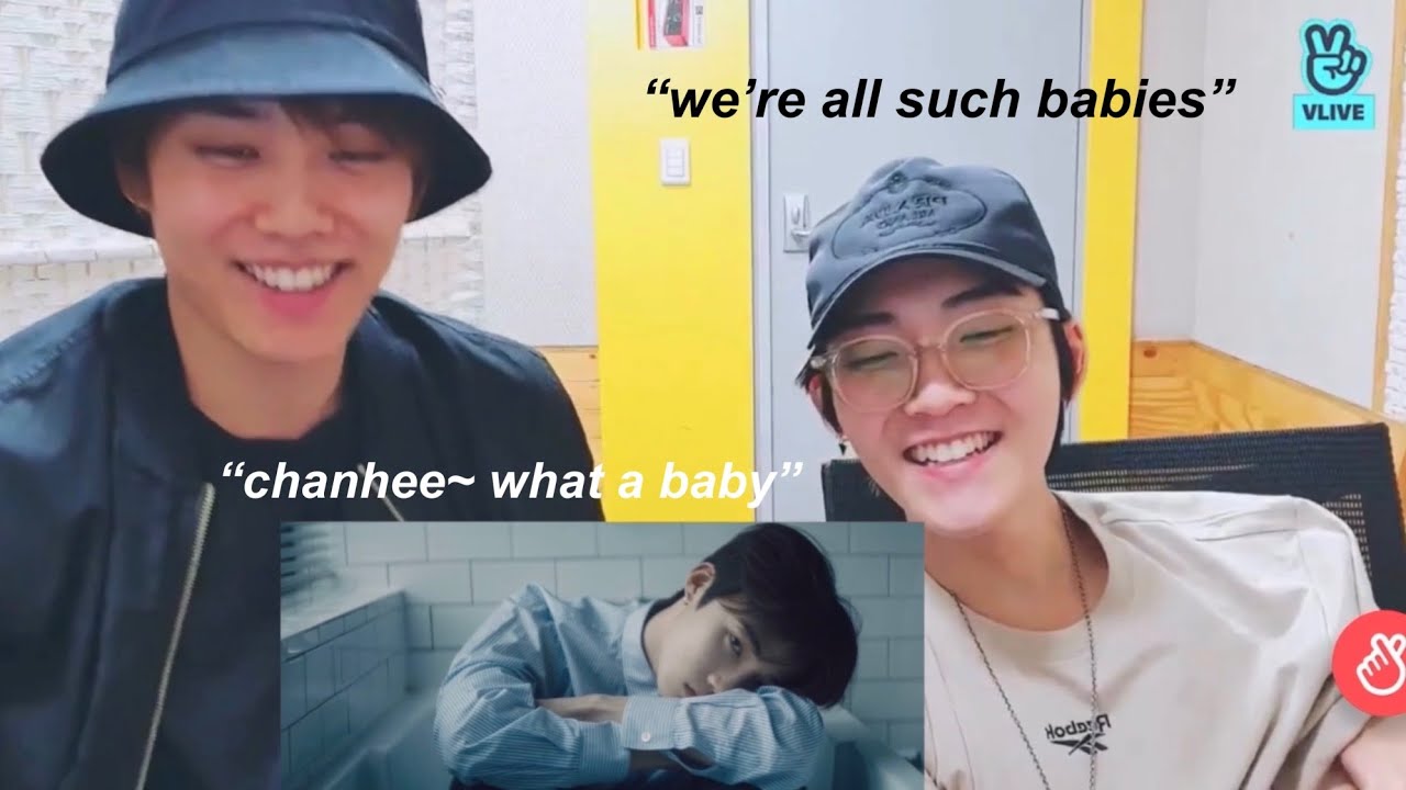 200626 moonbae (kevin & jacob) vlive | reacting to old songs/videos