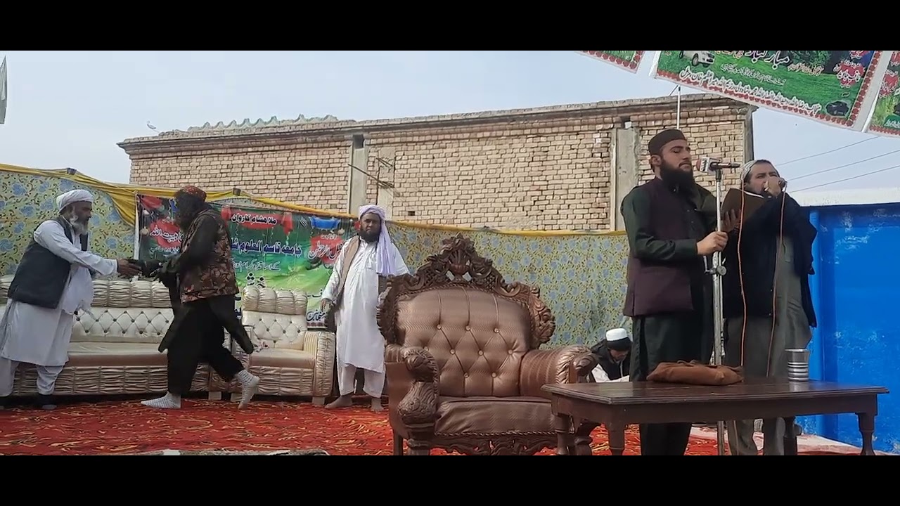 Sajid marwat aw jafar marwat.. new nazam  new jamiya Qasim alulum Shakh Qulli khan ..
