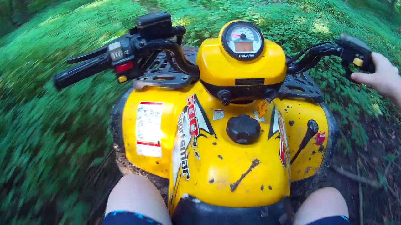 Polaris (sportsman 500 HO)!! ride test and review deep mud!!!