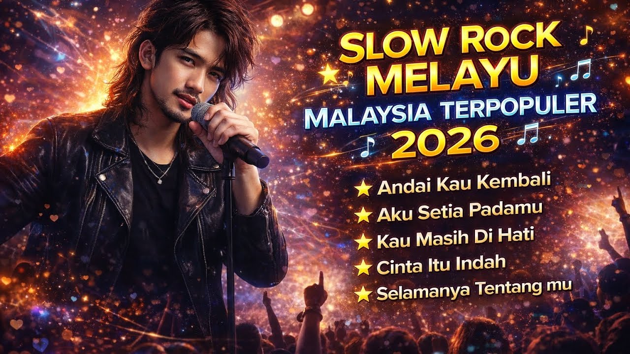 Lagu Slow Enak Buat Santai | Slow Rock Melayu Malaysia 