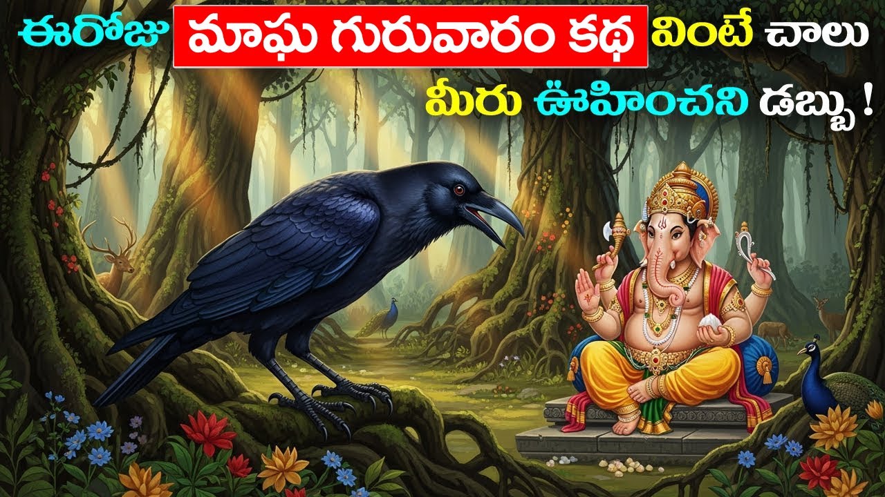 ఈరోజు మాఘ గురువారం కథ వింటే మీరు ఉహించని డబ్బు ! || Magha Guruvaram #katha