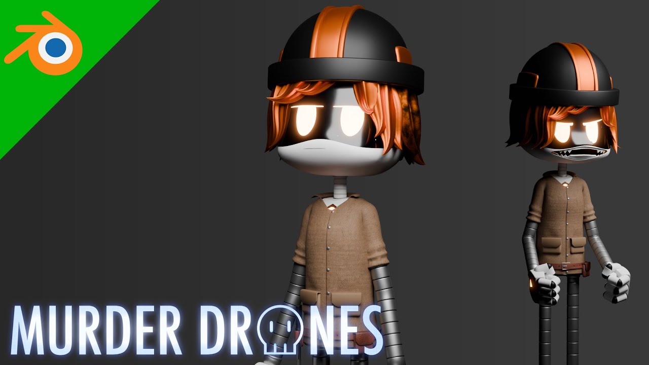 Modeling a Murder Drones OC In Blender | PART 1