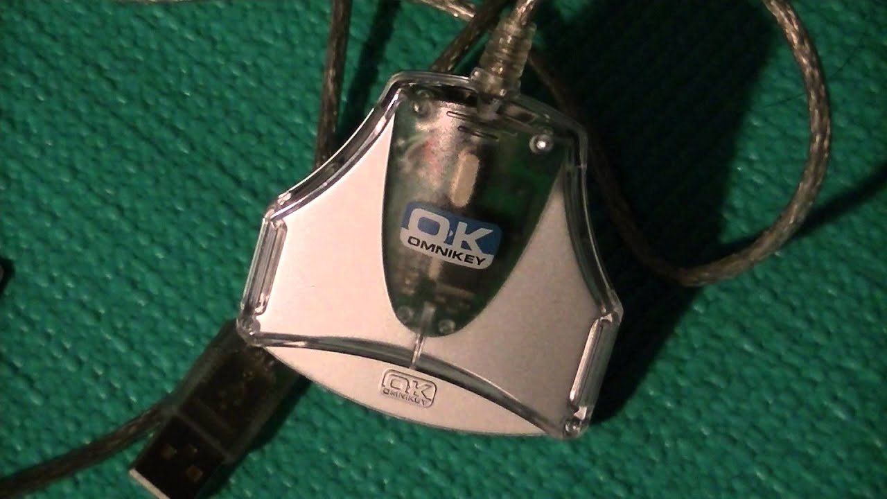 OK Omnikey SmartCard Reader Review (USB):