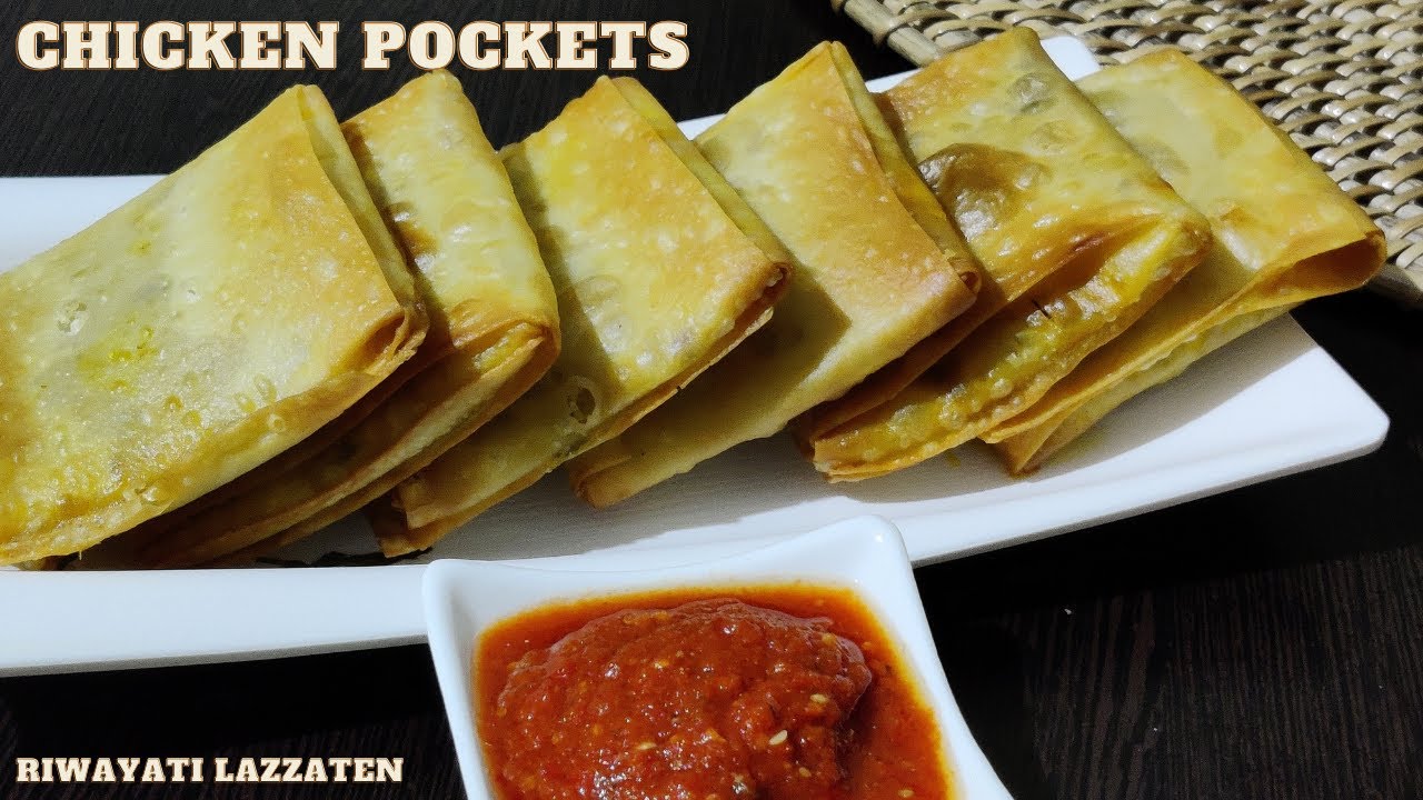 Fast & Easy Chicken Pockets Recipe |  Chicken Pockets | Ramadan Aftar Recipe [Chicken Pockets ]