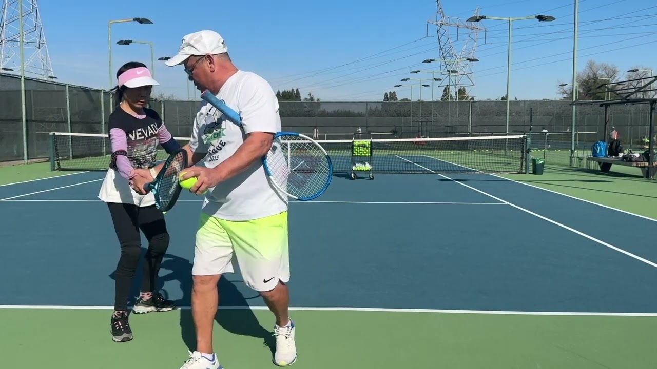 Hanako Tennis lesson 02032026