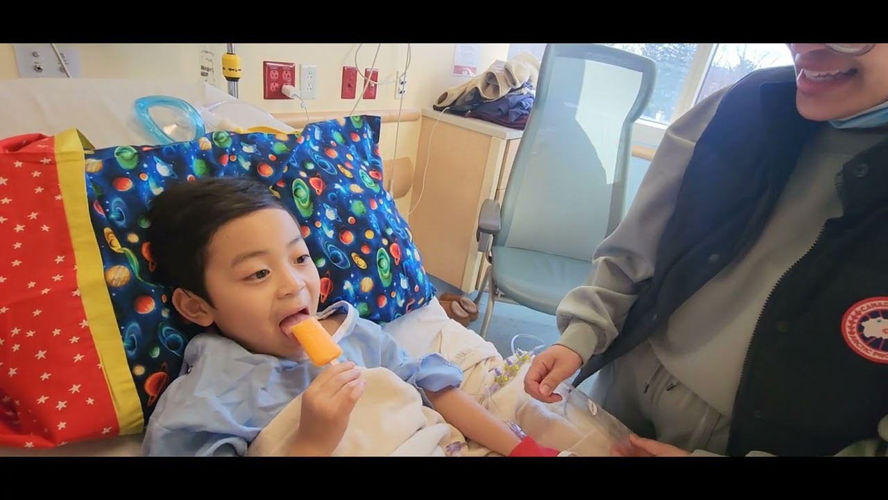 Baylor's tonsil surgery.